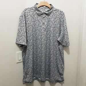 Peter Millar Performance Golf Polo Beer Bottles AOP